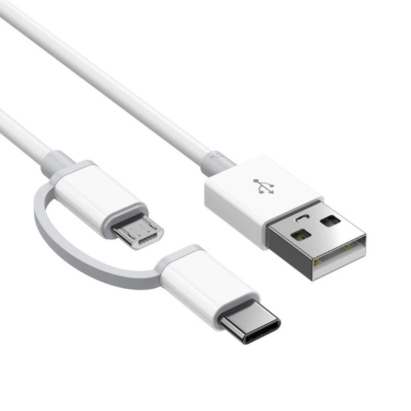 W89C 2 in 1 OTG Adapter Type C Micro USB To USB Adapter Cable Data Transfer Cable