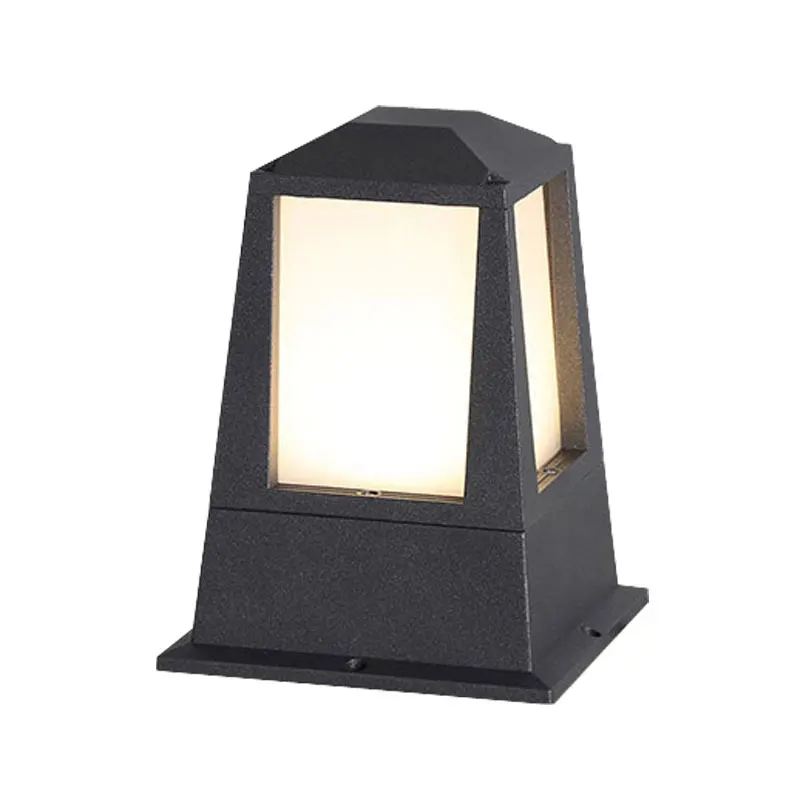 Led Outdoor Waterproof Pillar Headlight Modern Wall Light Villa Outdoor E27 Lawn Pillar Light