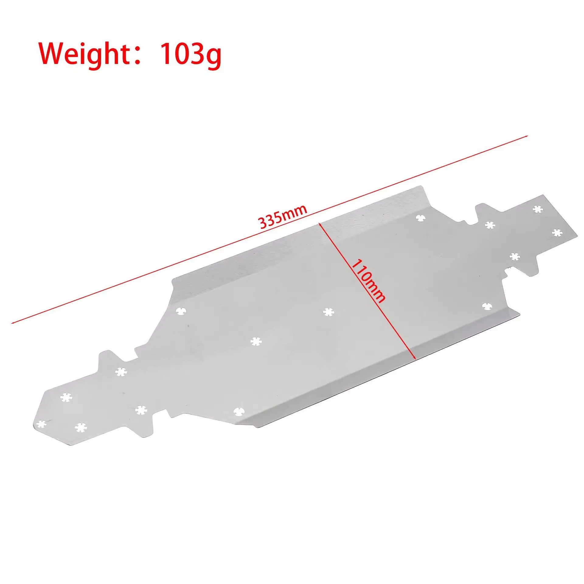 金属ステンレス鋼シャーシアーマーガード保護プロテクタースキッドプレート XTS F10 1/10 RC カーアップグレードパーツアクセサリー