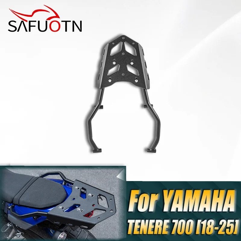 

Rear Luggage Cargo Rack Carrier Mount Backrest for Yamaha Tenere 700 2019 2020 2021 2022 2023 2024 2025 Motorcycle Shelf Holder