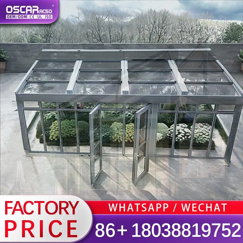 Large Outdoor Glass Victorian Sunroom Conservatory for Garden Patio Backyard 1 year Warranty 33% Reorder Rate sunroom