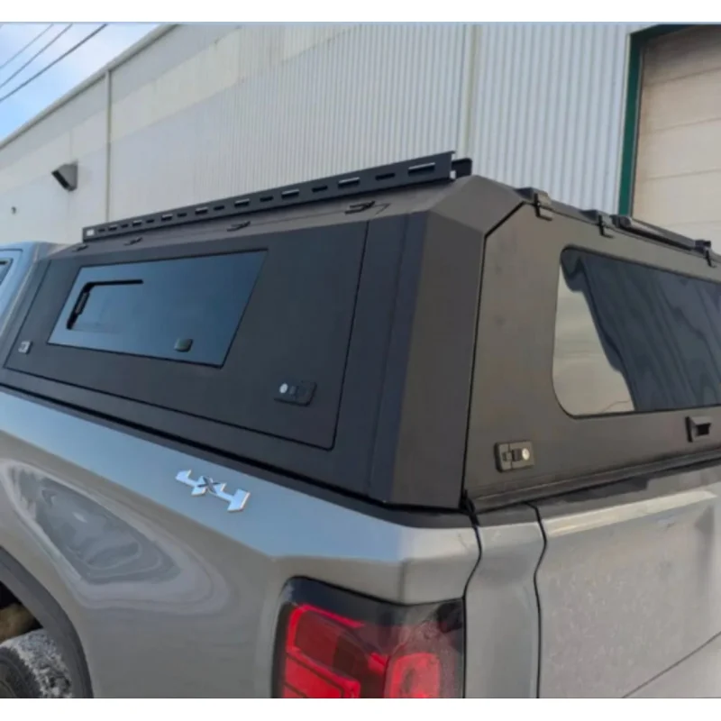 High Quality Camping Aluminum Black Matte Hardtop Canopy