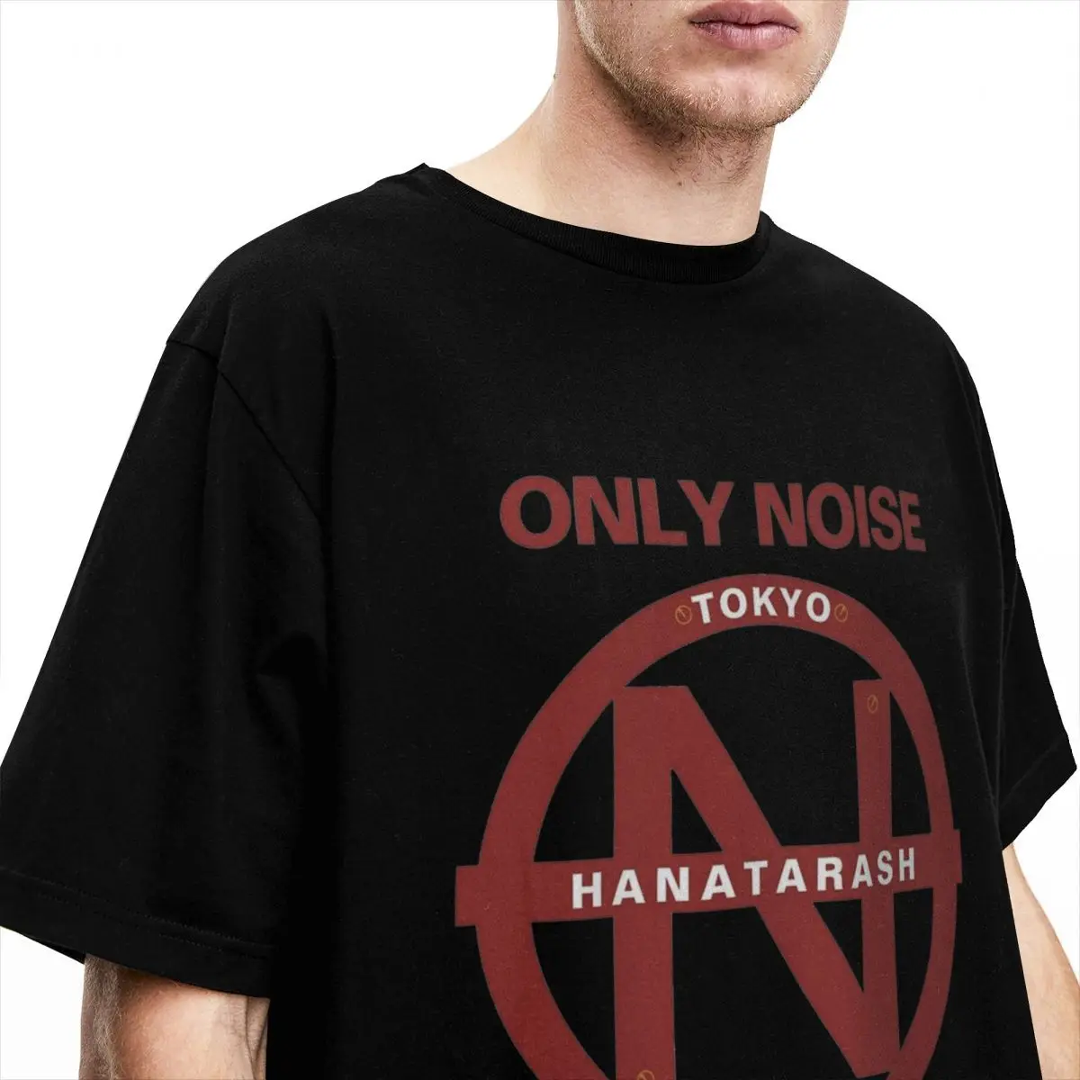 Novelty Band Hanatarash Gerogerigegege Only Noise Is Real T-Shirts for Men Women 100% Cotton Tee Shirt Summer Tops