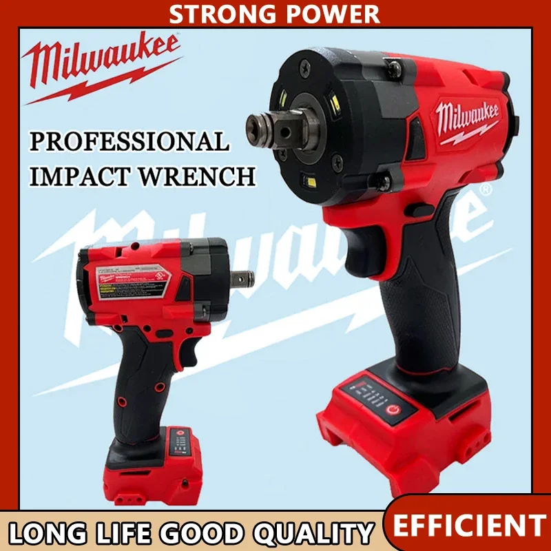 

Milwaukee бесщеточный аккумуляторный 1/2 электрический гаечный ключ отвертка для ремонта автомобилей и грузовиков ударная дрель перезаряжаемая для аккумуляторных инструментов