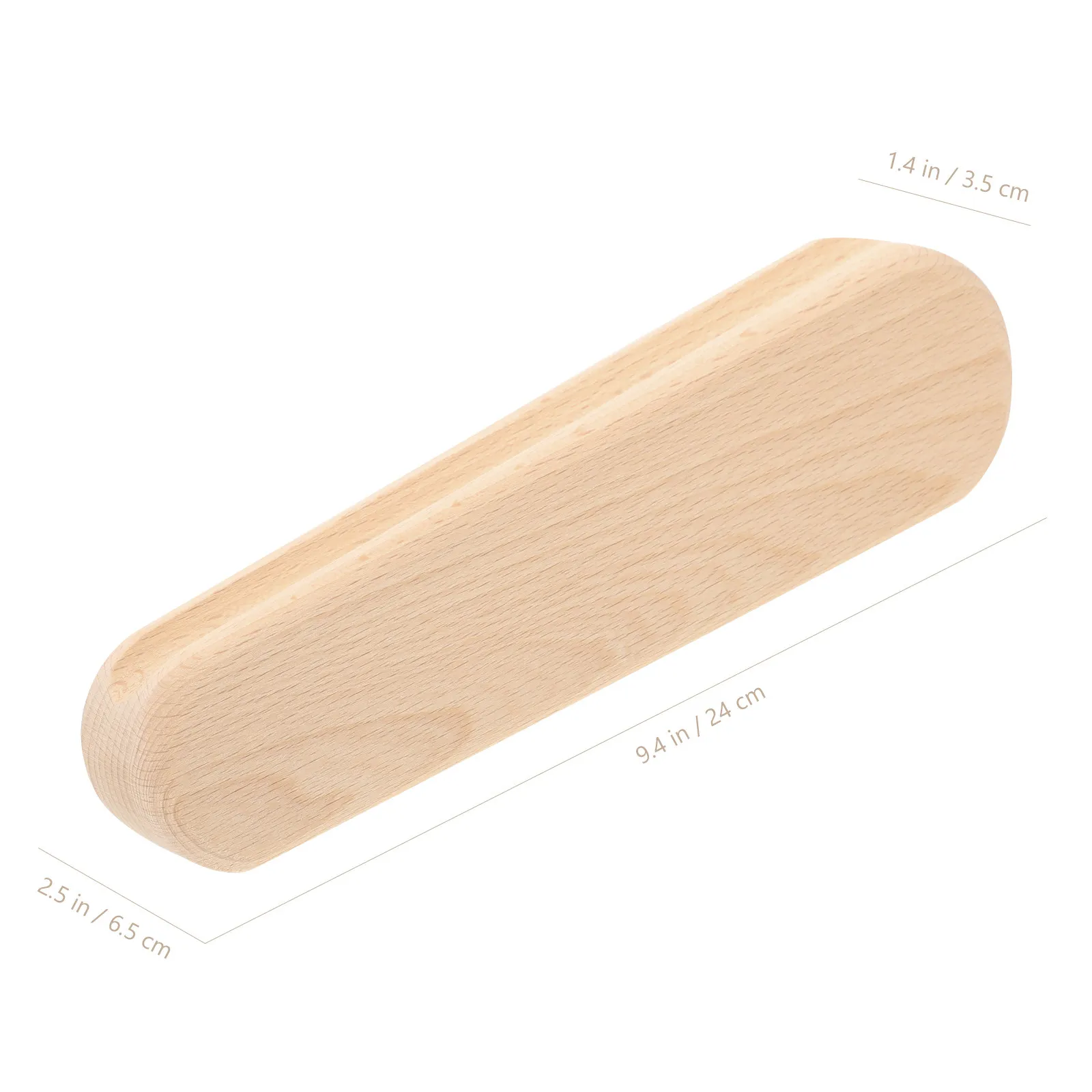 Wooden Tailor Clapper Seam Presser Tool - alternate angle