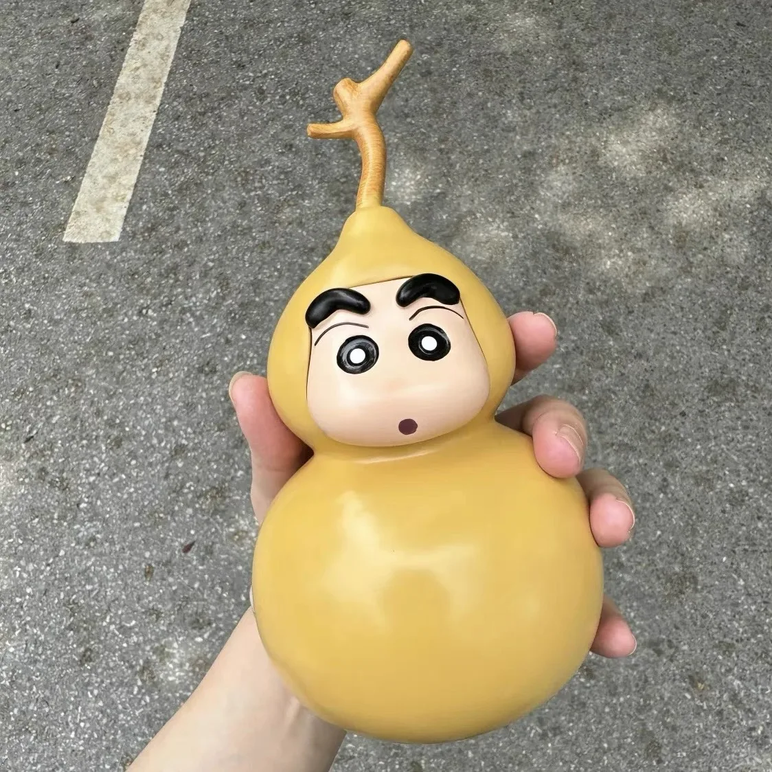 Figura de Anime de Crayon Shin-chan Gk Cos Gourd, modelo de Pvc, muñeca Xiaoxin, figura de escritorio, juguete en Stock, modelo de decoración, 18,5/28,5 cm