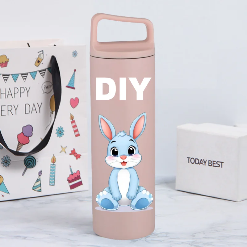 1pcs 500ml New Wide-mouth Stainless Steel Vacuum Thermos Cup  Outdoor Portable Cup Portable Sports Kettle Gift Customize logo view 6