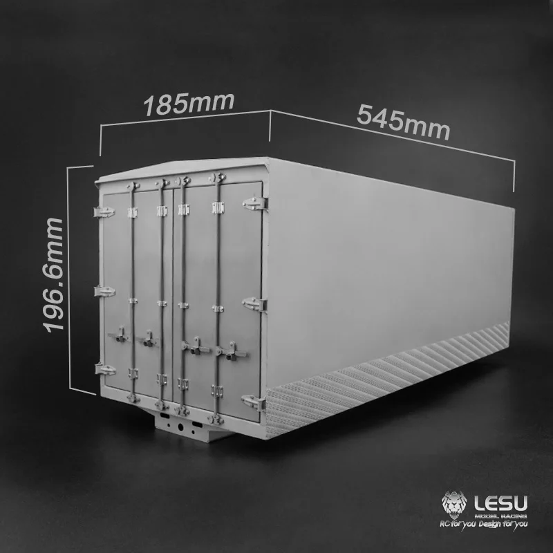 1/14 LESU Metal Container Bucket for RC DIY TAMIYA Tractor Trcuk Flatbed Trailer Model Car