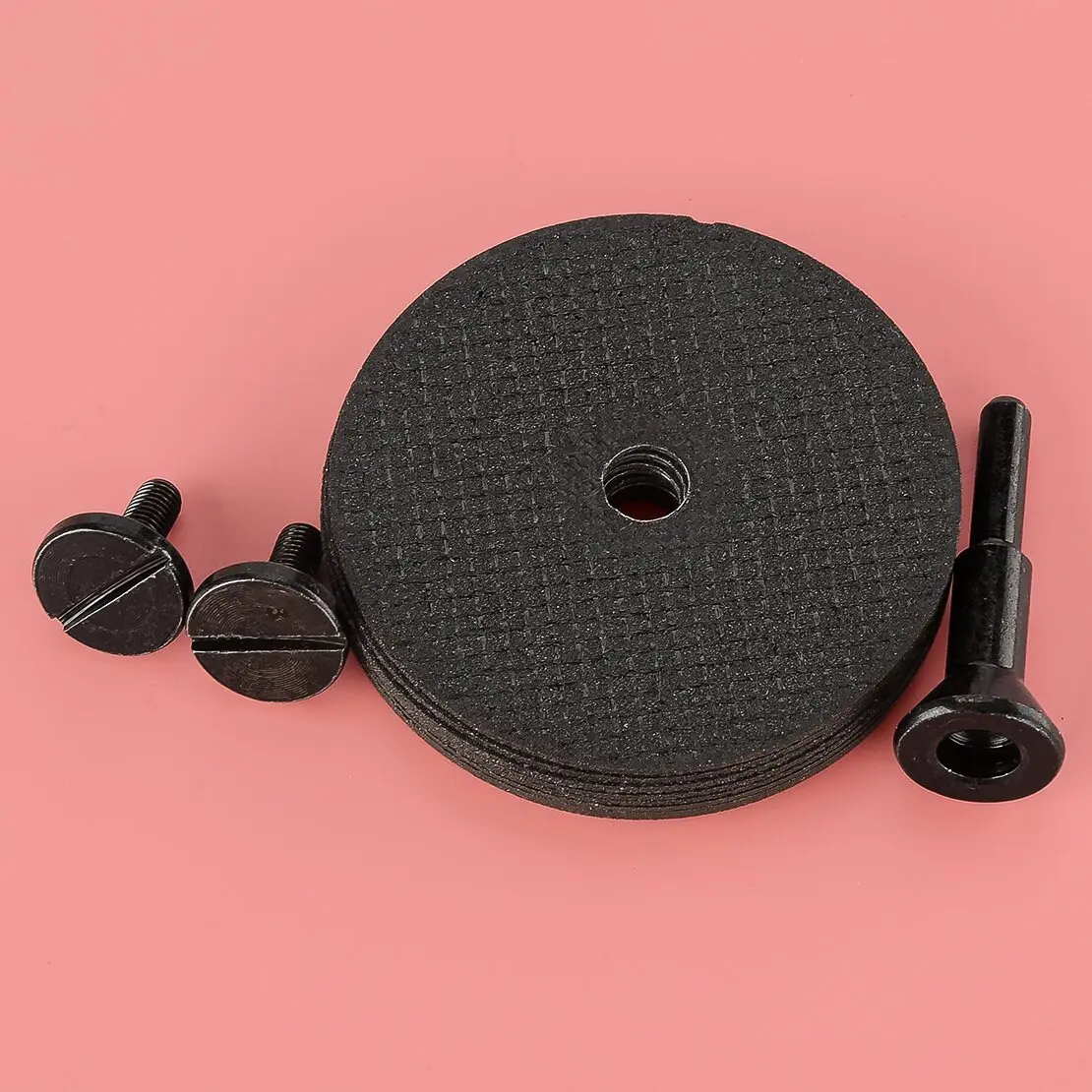 

Шлифовальные принадлежности для шлифовальной машины. 2-дюймовый отрезной диск 1/4 дюйма и комплект стержней с хвостовиком монтажной оправки.