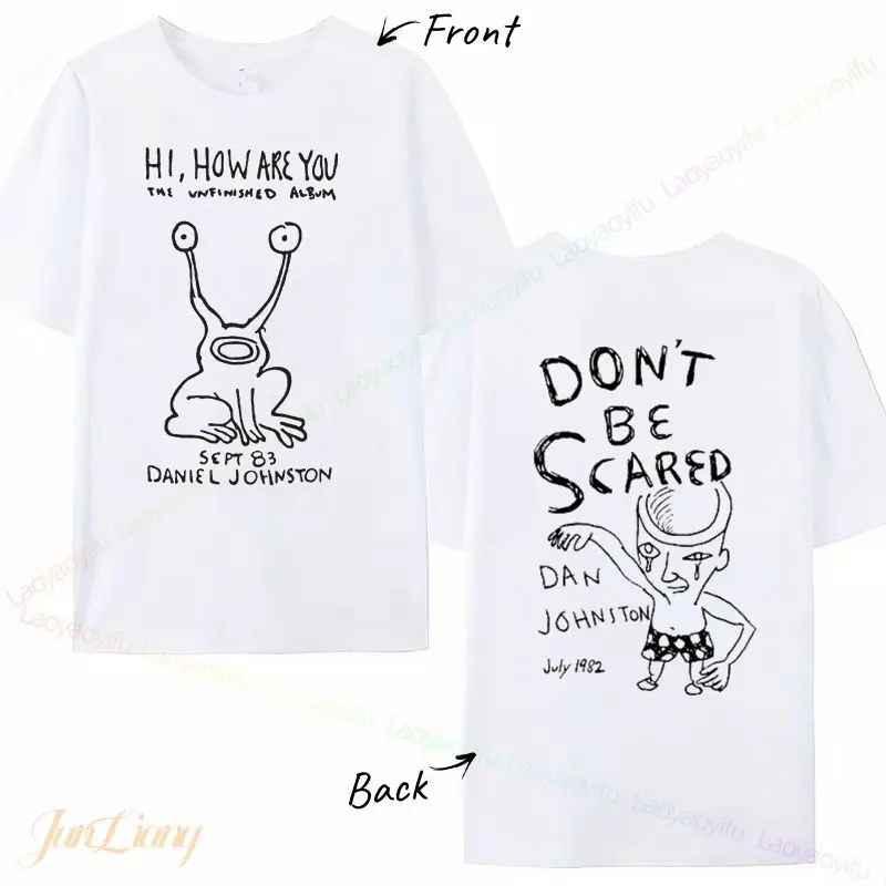 تي شيرت Retrospective، قميص بطبعة دانيال، جونستون 1961 - 2019. سوف نفتقدك. تي شيرت بنمط الحروف للرجال/النساء في الشارع