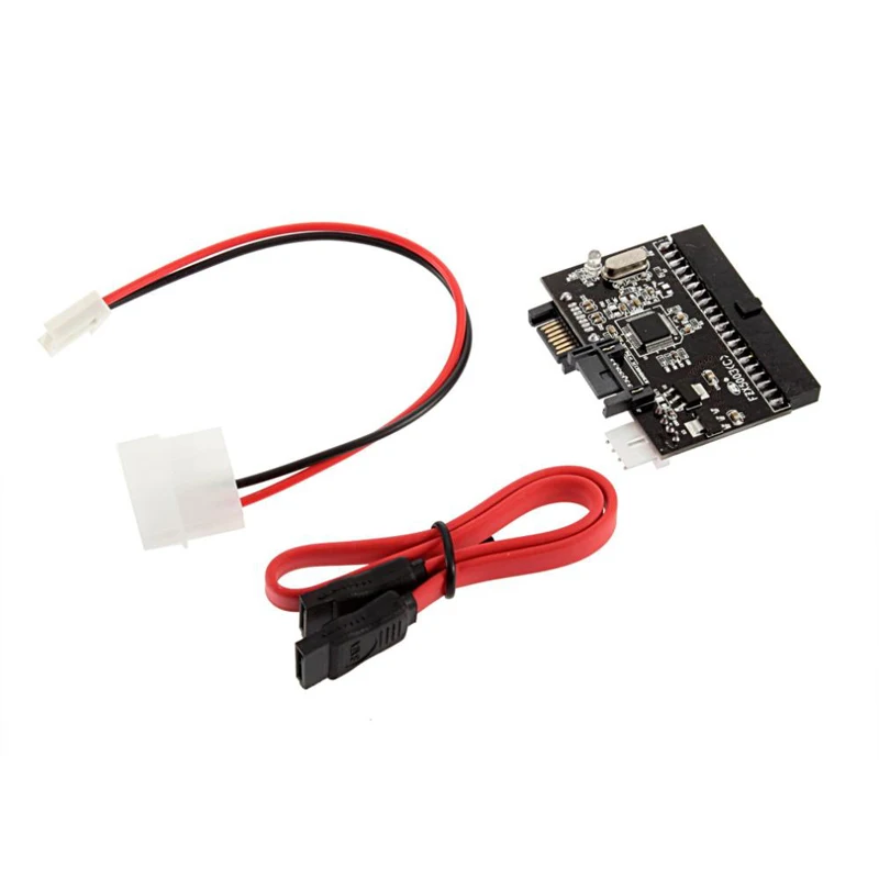 2 in 1 SATA TO IDE อะแดปเตอร์แปลง IDE เป็น SATA 40pin 2.5 "นิ้วฮาร์ดดิสก์ไดรเวอร์การสนับสนุนสำหรับ ATA HDD CD DVD อะแดปเตอร์ Riser BOARD