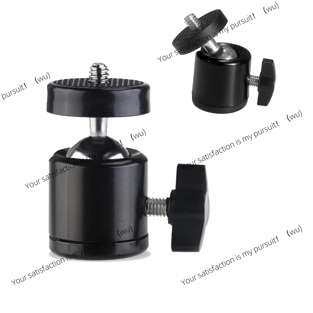 Hot shoe 1/4 screw hole tripod, spherical lock LED light bracket holder holder, suitable for DSLR digital cameras