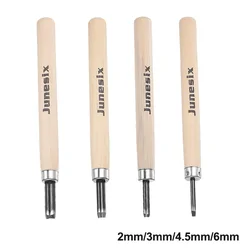 2/3/4.5/6mm tarcza nóż do drzeworytu narzędzie do rzeźbienia w drewnie 50 # stal węglowa maszyny do obróbki drewna narzędzia ręczne DIY nóż do rzeźbienia sztuki
