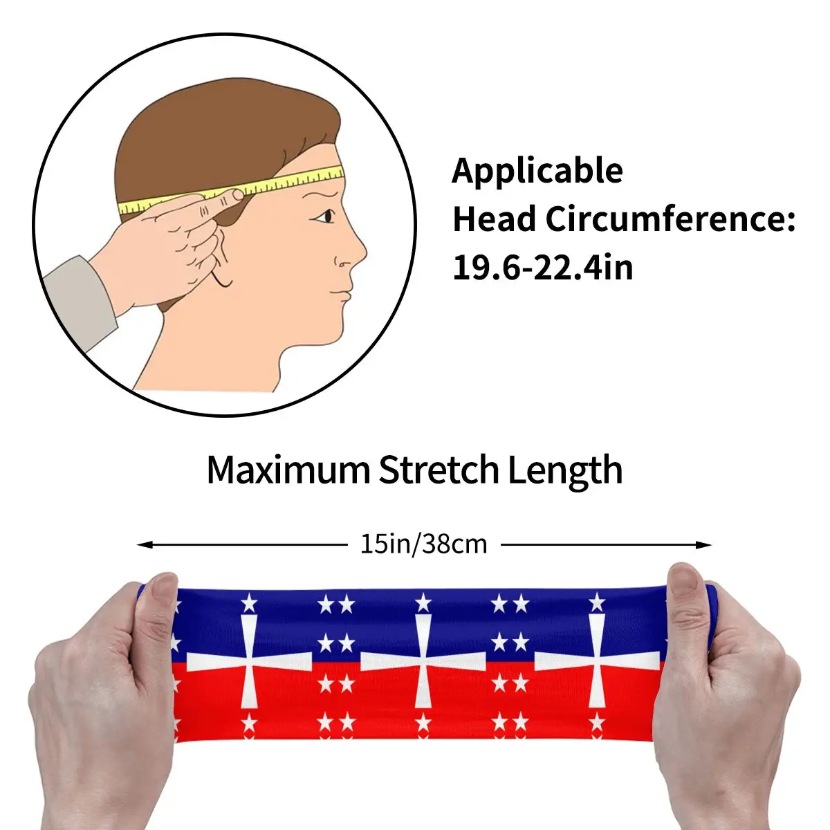 Headband Flag Of La Trinitaria Headwrap Hairband for Tennis Gym Fitness Headwear Hair Accessories