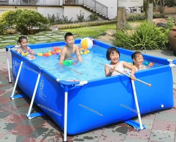 Pool 220cm * 150cm * 60cm Garden Rectangle frame above outdoor pool