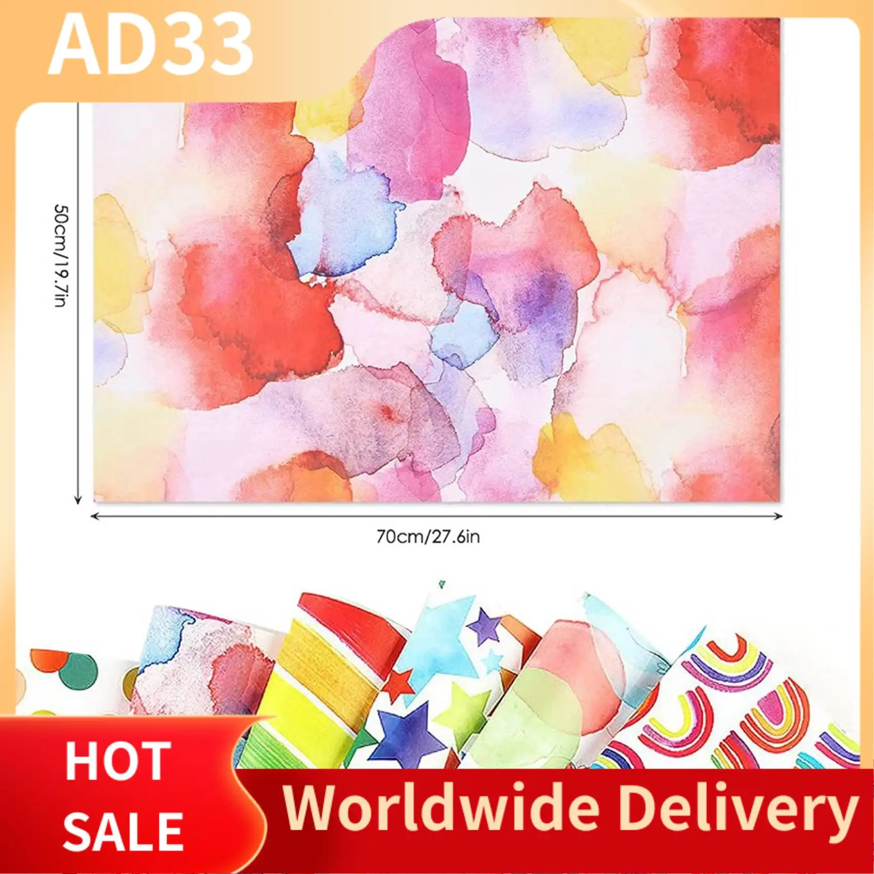 

(High-Quality) 2X Rainbow Birthday Wrapping Paper,Kids Gift Recyclable Birthday Women Girls Boys,For All Gift Wrap Decoration Oc