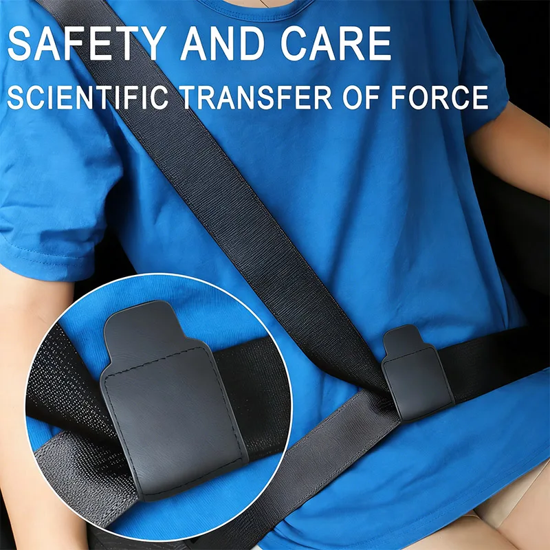 

Kcimo PU Leather Car Seat Belt Adjuster 1Pc Anti-Stretching Fixed Clip Child Protection Belt Limiter for Car Safety Styling