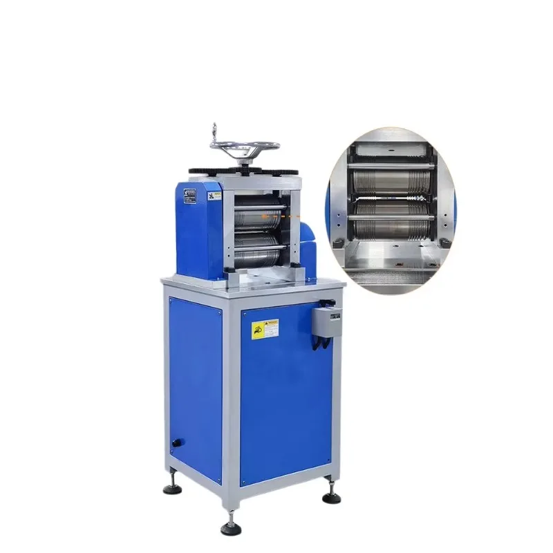 Metal Rolling Mill Compression Line Dual-use Roller Press Gold Silver Processing  Steel Roller Mill 5 kW 380V