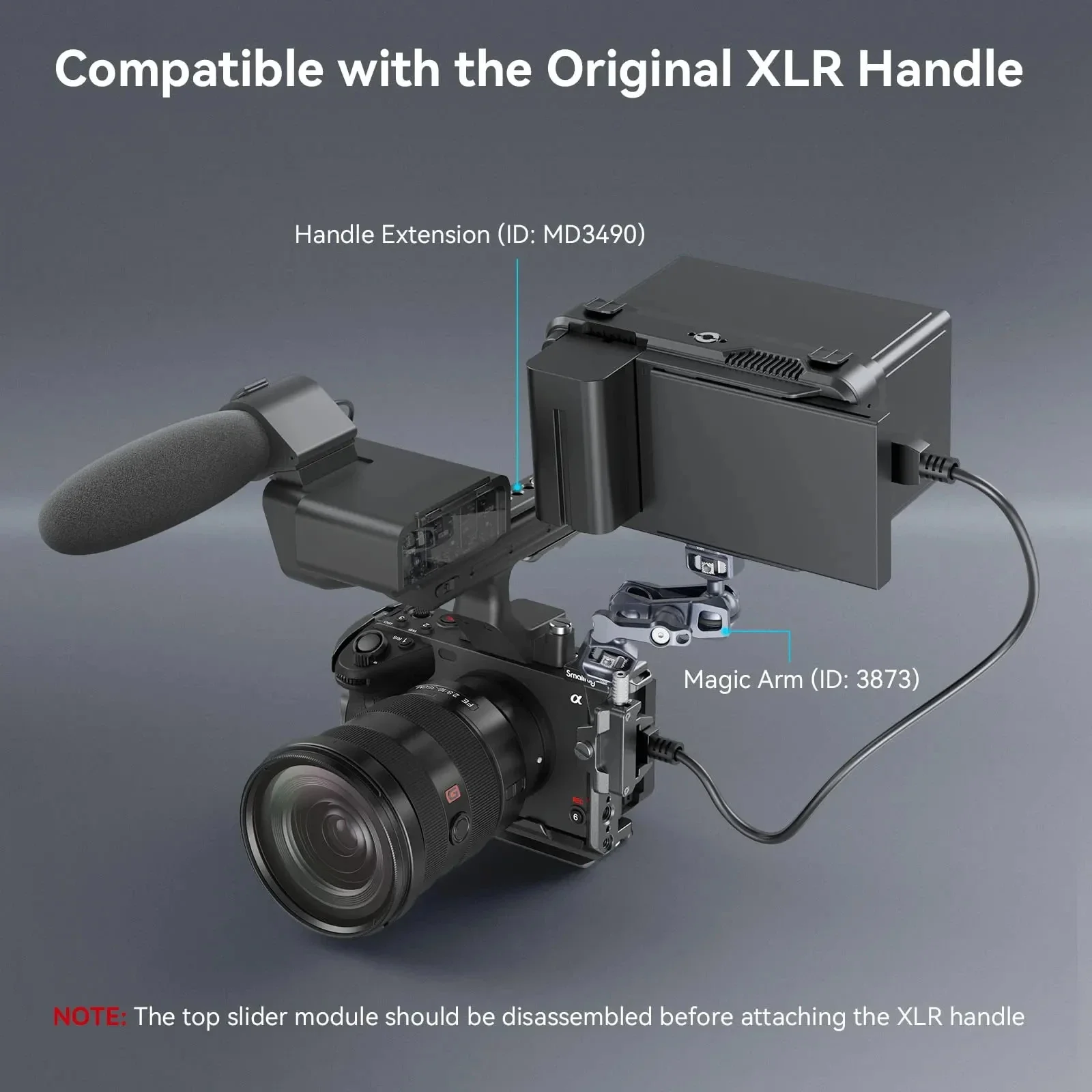 Клетка для камеры FusionRig SmallRig для модуля расширения Sony FX30/FX3 cineback