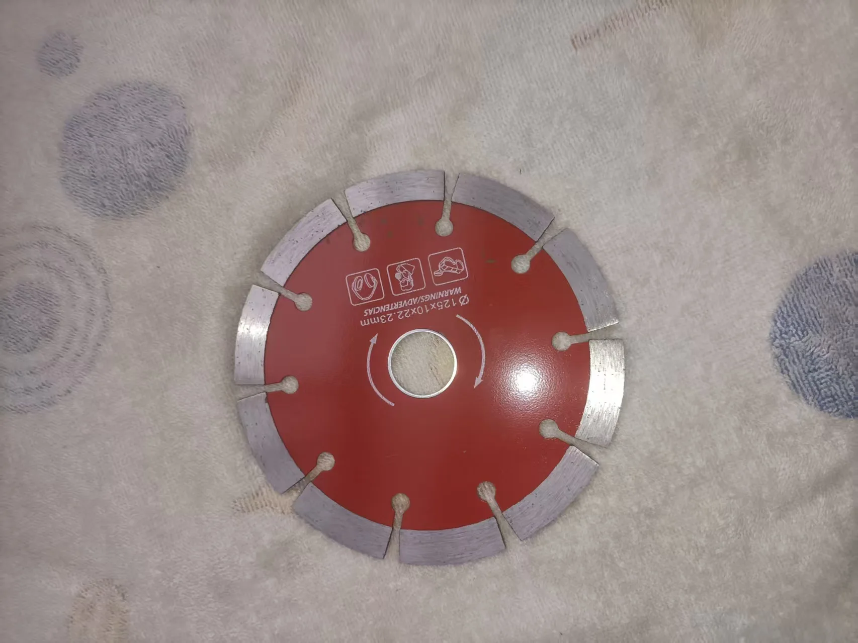 

1/2/4Pcs 125MM Disc Saw Blades for Angle Grinder - Cutting Blade for Marble Ceramic Granite Concrete Wood （Red/yellow randomly）