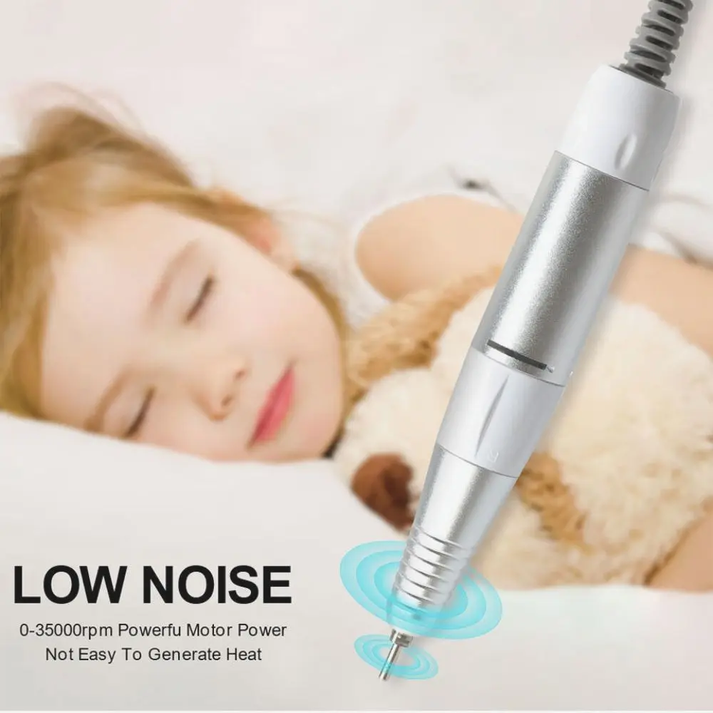 35000 دورة في الدقيقة 5 دبابيس مسمار الحفر قبضة ملف الأظافر الكهربائية الملمع استبدال القلم ل مانيكير باديكير أداة الجمال المهنية #3
