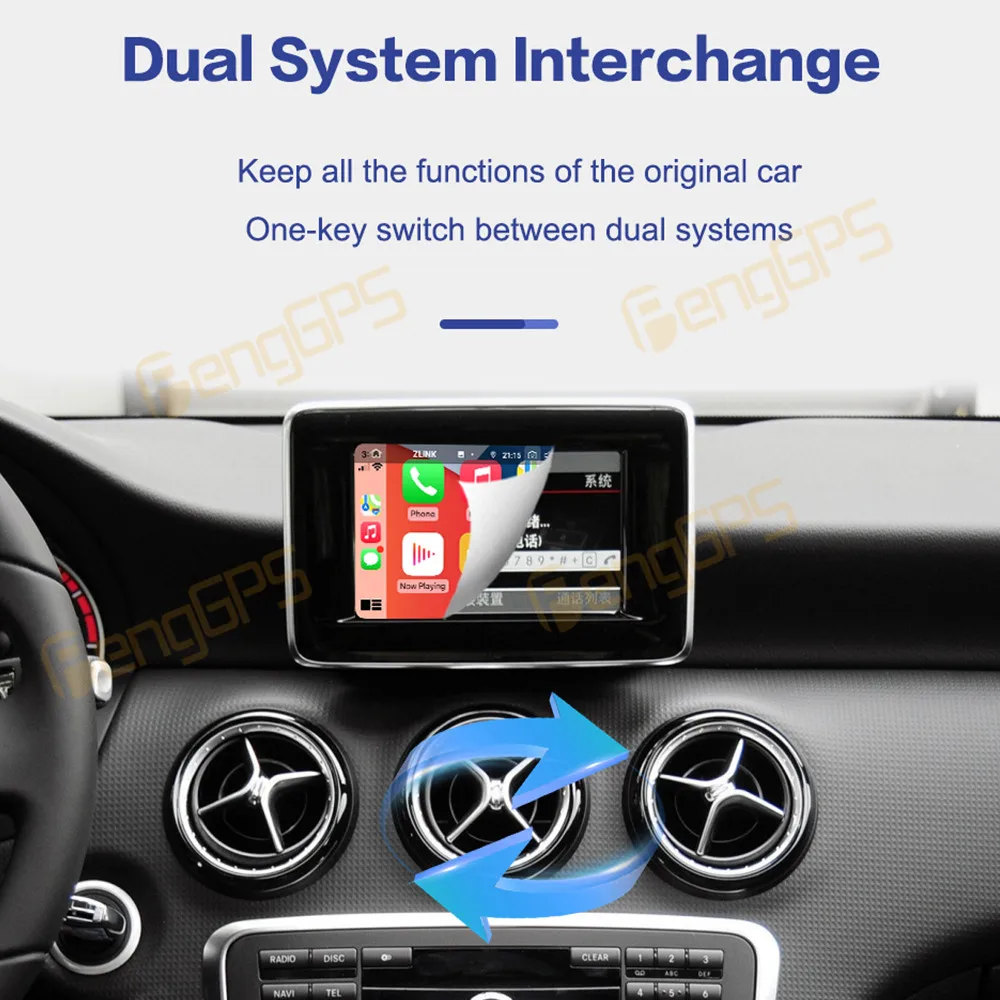 Linux Wireless Carplay Android Auto For Mercedes Benz All Series with Mirror Link AirPlay Car Play HiCar FM DSP WIFi GPS