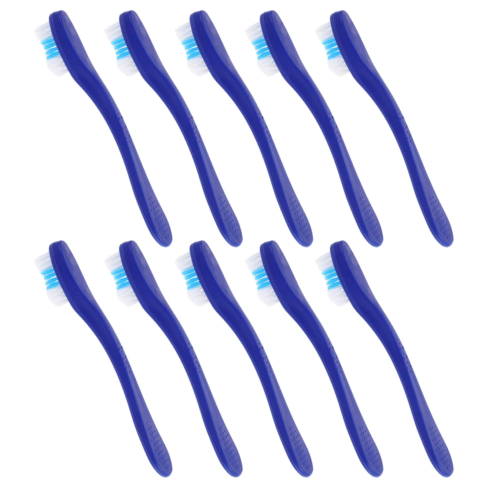 

10pcs Prevent Self Harm Durable Short H Tooth Brushing Tool Camping Toothbrushes Cleaning Prison Supplies