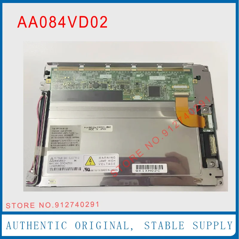 AA084VD02 Original 8.4 Inch AA084VD01 AA084VF01 AA084VF02 Industrial TFT LCD Display Screen Panel 100% Working Perfect