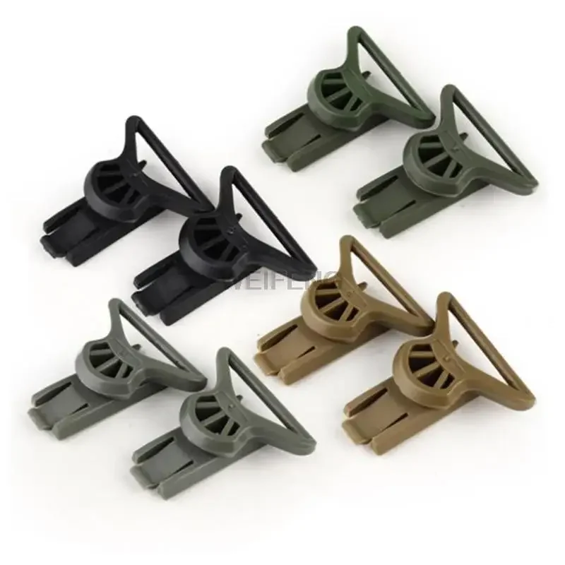 Sistema clips giratorios montaje gafas paintball airsoft táctico - imagen 2
