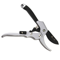 Fruit Tree Shears Branch Ratchet Garden Scissor Orchard Tool Hand Pruner Sharp Blade Durable Steel Long Lasting Gardening
