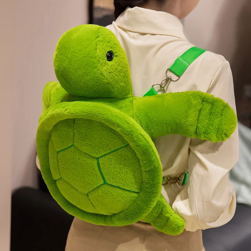 Kawaii Tortoise Plush Toy Stuffed Soft Animal Sea Turtle Backpack Pillow Cushion Home Decor Birthday Gift