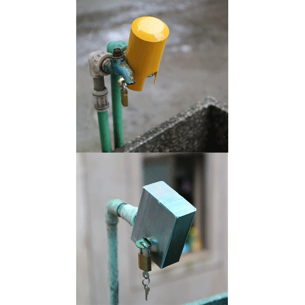 Residential Faucet Security Tap Security Cover 13*6*8cm 14*8*8cm 11*8*4cm Outdoor Faucet Lock Tamper Resistant Rust Resistant
