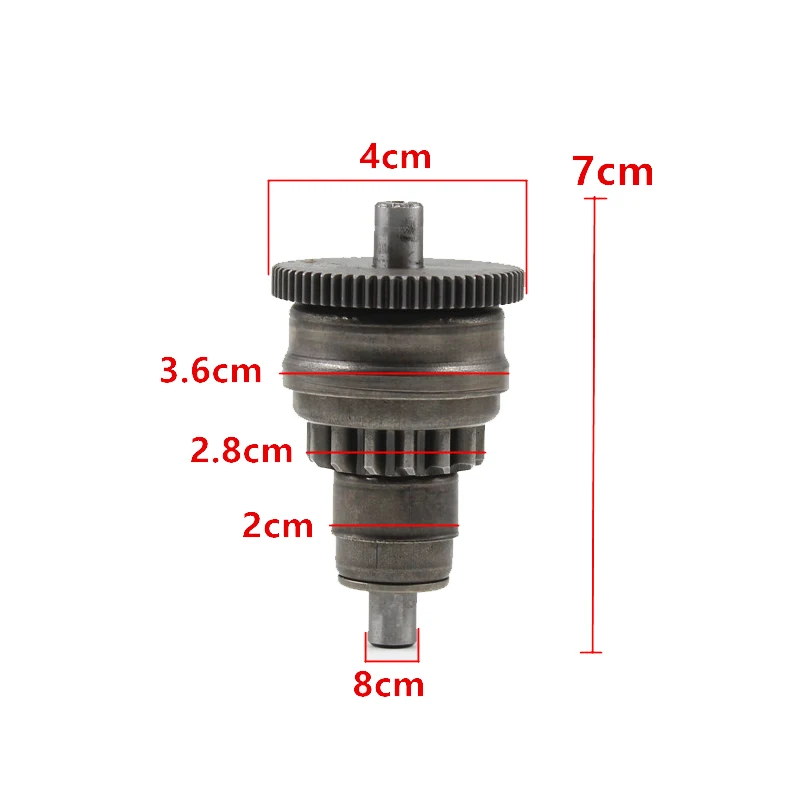 USER-X Universal Motorcycle Starter Motor Gear clutch one-way for kymco GY6 GY 50 60 80 four-stroke engine scooter