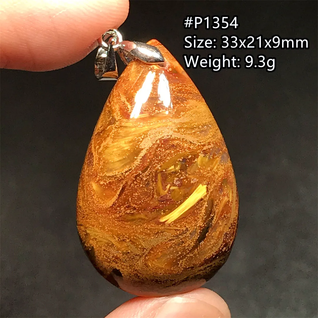 Natural Pietersite Stone Pendant For Women Man Healing Luck Gift Silver Crystal Beads Namibia Energy Gemstone Jewelry AAAAA