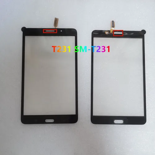 Imagen 1 del producto 7,0 pulgadas para Samsung Galaxy Tab 4 7,0 SM-T231 SM-T230 T231 T230 pantalla táctil digitalizador Sensor Panel piezas de repuesto prueba de 100%
