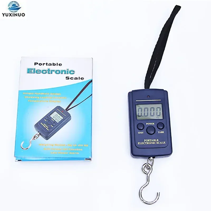 Mini Pocket Digital Scale Hanging Fishing Luggage 40kg/10g Weight Balance Steelyard Electronic Hook Scale Home Kitchen Tool