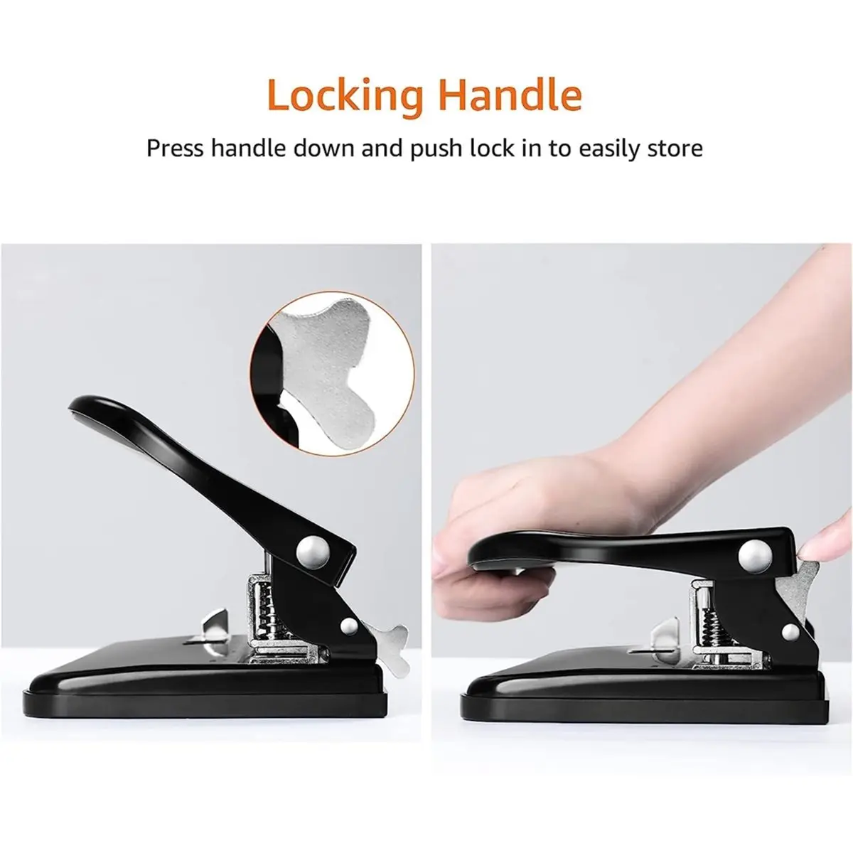 COFA Hole Puncher for Loose-Leaf Paper,Adjustable 3-Hole Punch for Document Paper,3 Hole Punch,Adjustable,30 Sheet Capacity