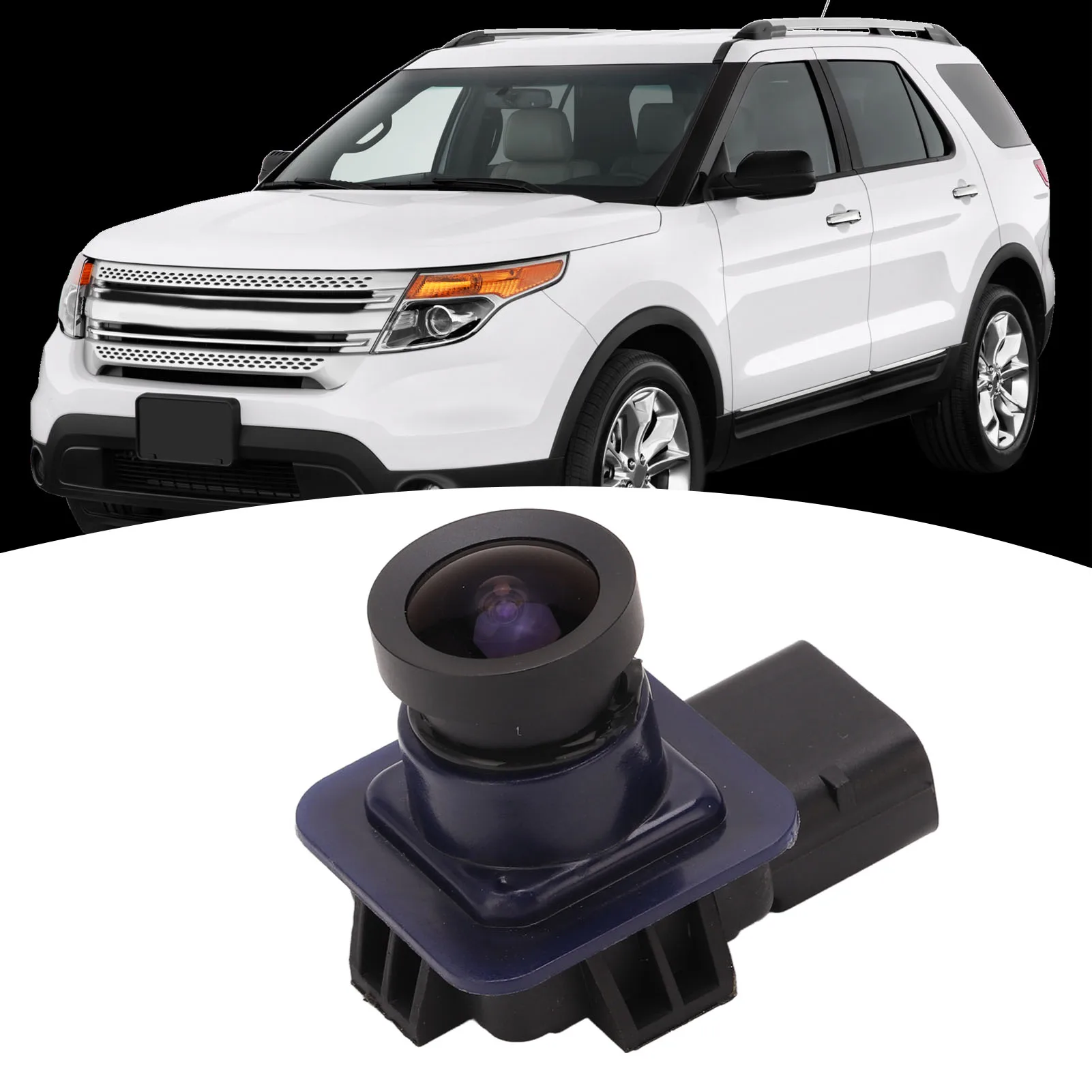 Car Rear View Back Up Camera Park Assist Cam EB5Z19G490A Replacement For FORD Explorer SE Model 2011‑2015