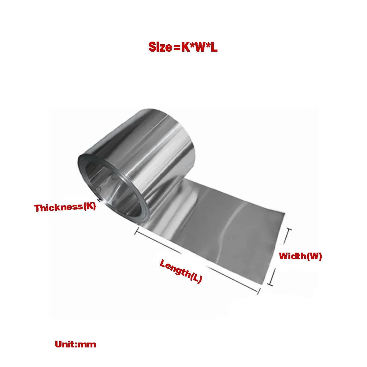 

316L stainless steel foil strip thin metal plate, thickness 0.01/0.02/0.03/0.05/0.06/0.07/0.08/0.1-2mm