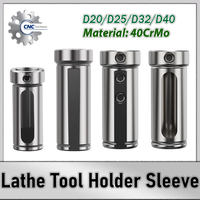 Reducing Sleeve D20 D25 D32 D40-5/6/7/8/10/12/13/14/16/18/20/25/32/MT1/MT2 MM CNC Lathe Tool Holder Tool Magazine Guide Bushing
