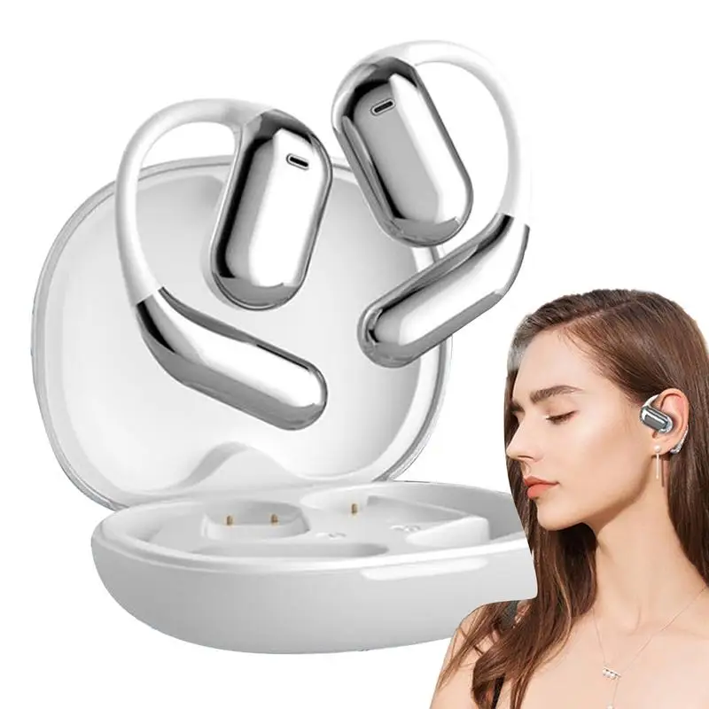 

Open Ear Running Earbuds Intelligent Touch Screen Open Earphones Over Ear Sport Earbuds Waterproof Earphones For Fitness