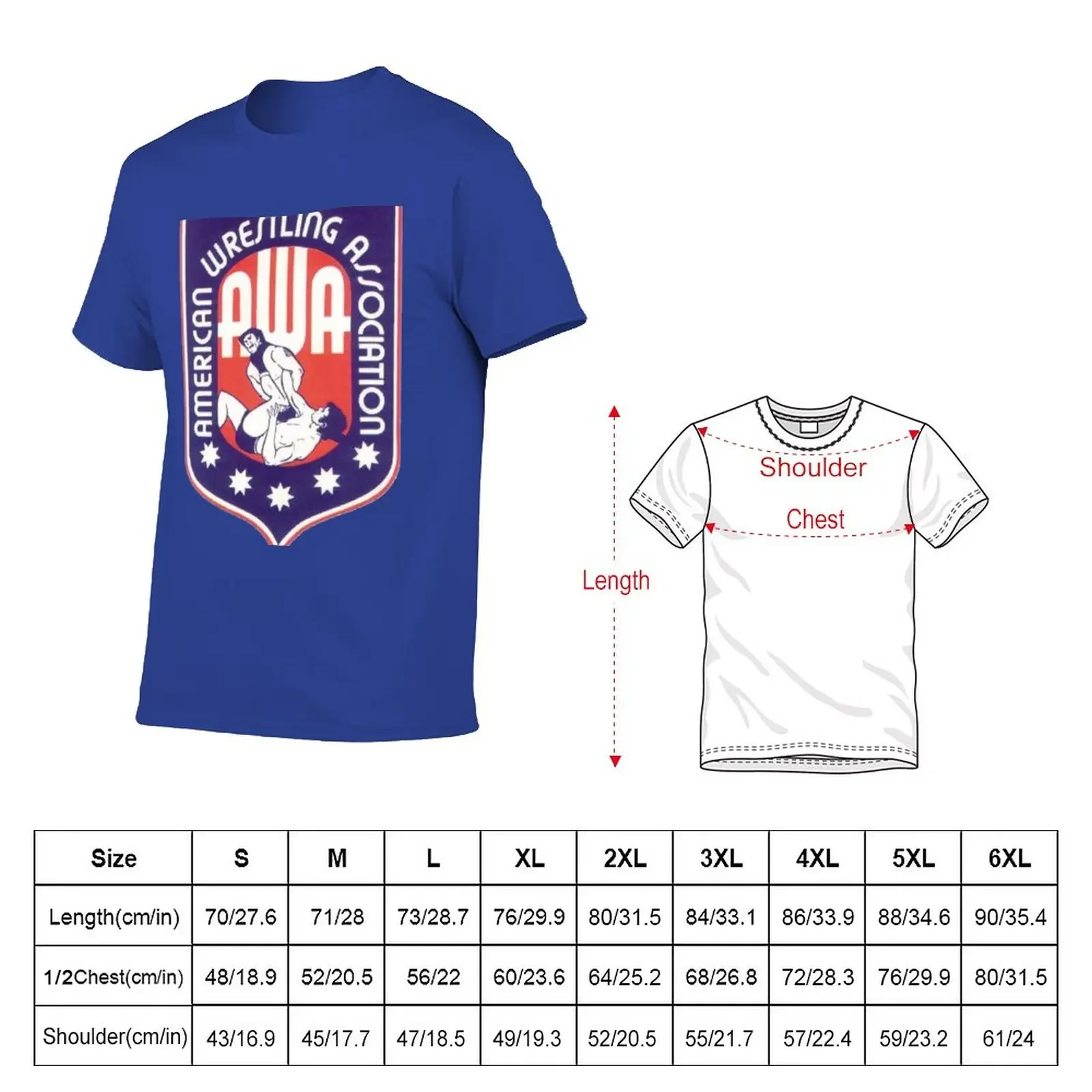 AWA - American Wrestling Association Essential T-Shirt customizeds quick drying Blouse men t shirt