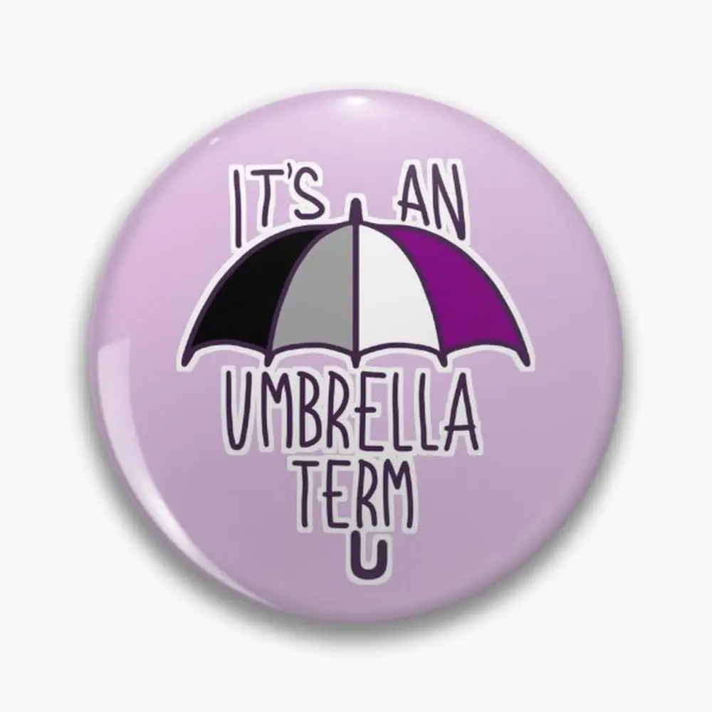 It's an umbrella term Asexual Pin Buttons Brooches  Jewelry Accessory Customize Brooch Fashion Lapel Badges