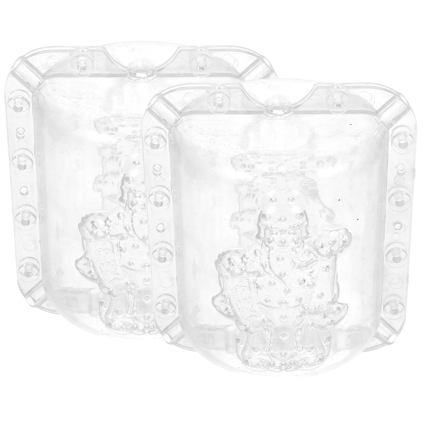 2Pcs Plastic Fruit Shape Mold Reusable Adorable Clear Growing Special Melon Shaper Personal Garden Use