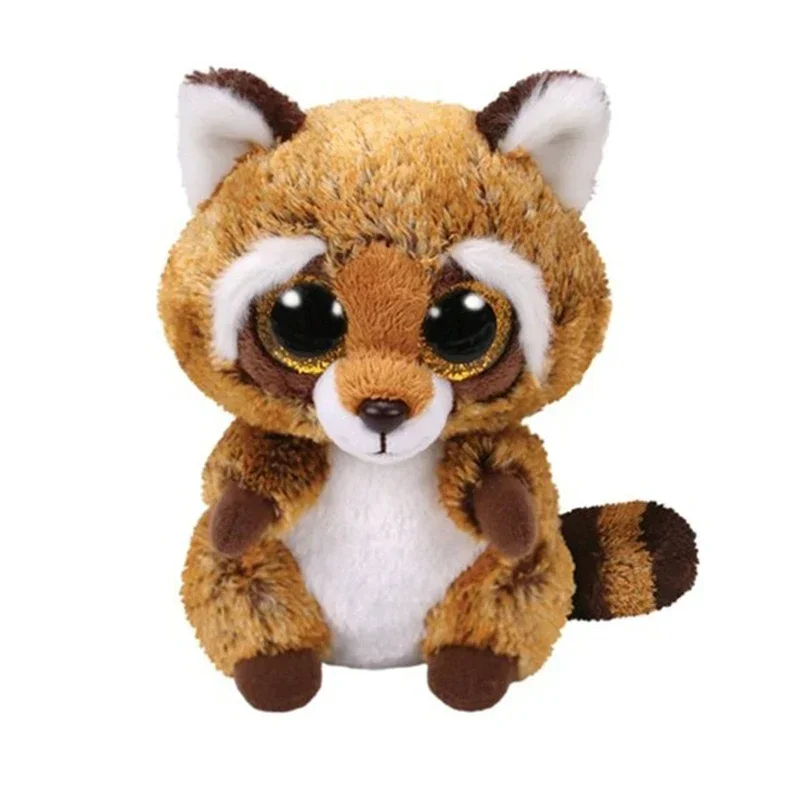 Ty Big Eyes Beanie Animal Fox Dog unicorn leopard dinosaur Bear fish flamingo Collectible Kids  Christmas Gift