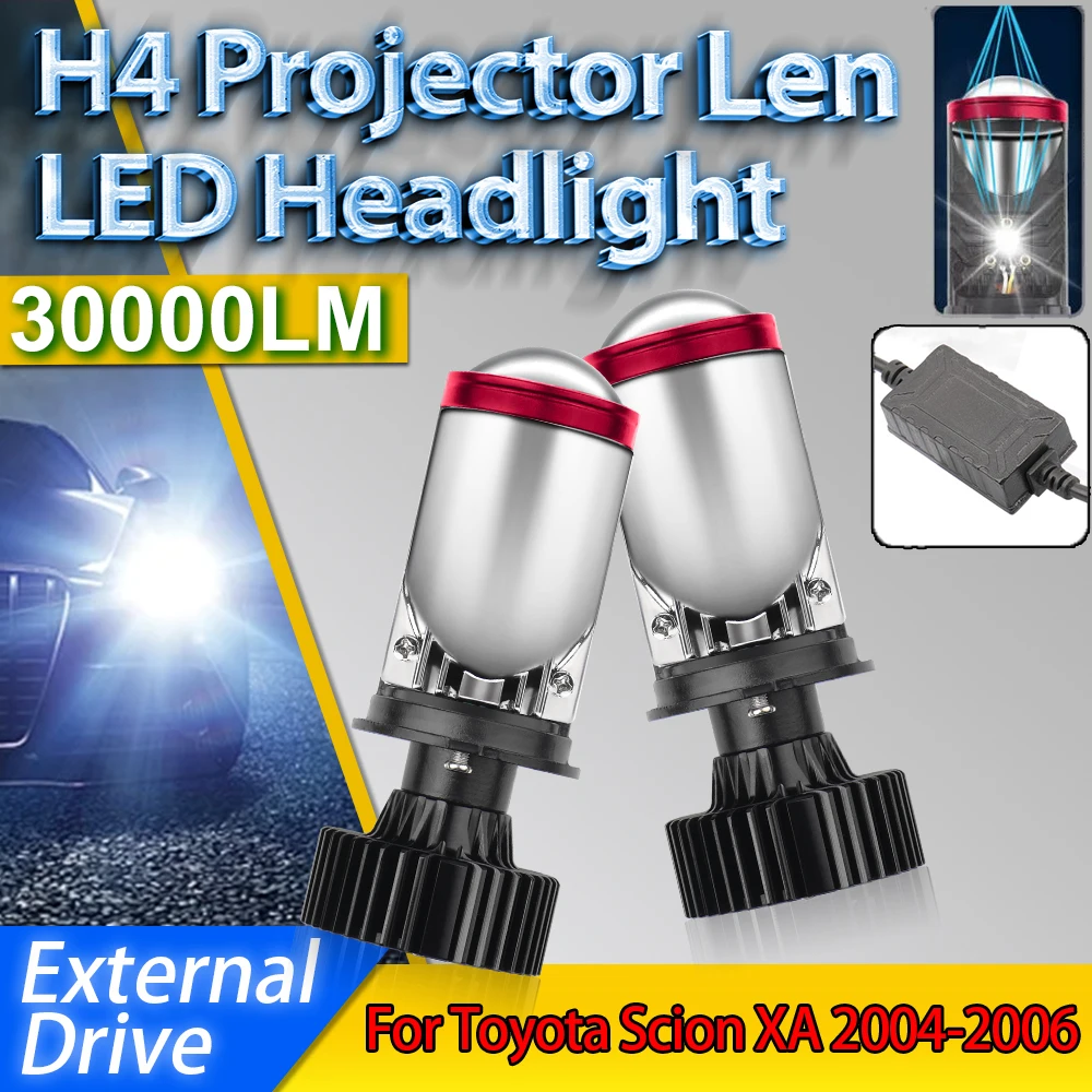 

3570 CSP H4 Headlight With Projector Lens 30000LM High Quality HB2 Headlamp Canbus 300W DRL For Toyota Scion XA 2004 2005 2006