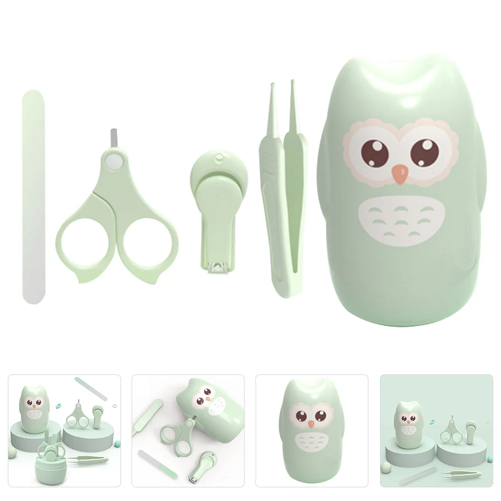 

Baby Nail Care Kit Lightweight Premium Quality Durable Toddler Manicure Tools Portable Grooming Set Comfortable Handle Easy
