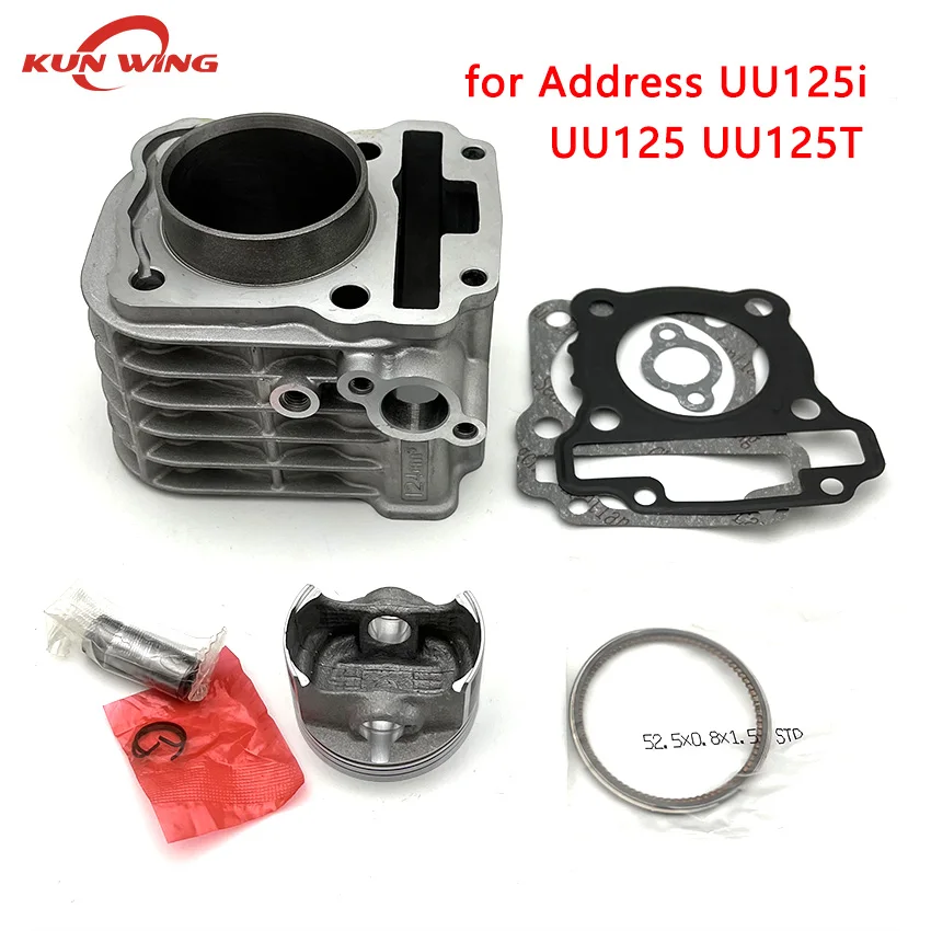 

Cylinder Piston Kit for Scooter Suzuki Address UU125i UU125 UU125T 2020 Address 125 11210-10K00-0F0