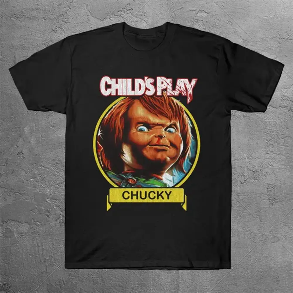 

Child'S Play Ec Comics Horror Classic Chucky T-Shirt Men Summer Streetwear Tshirt