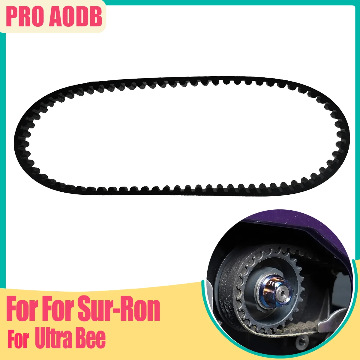 

Motorcycle 8M 560 Original Transmission Belt Drive Belt For Sur-Ron Surron Sur Ron Light Bee S & Light BeeX Universal Parts